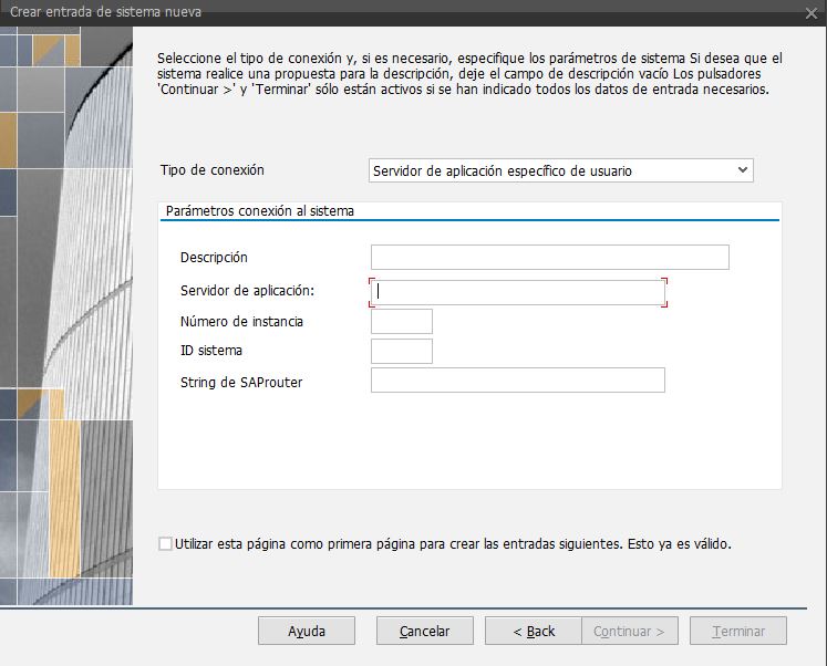 Conexion del sistema